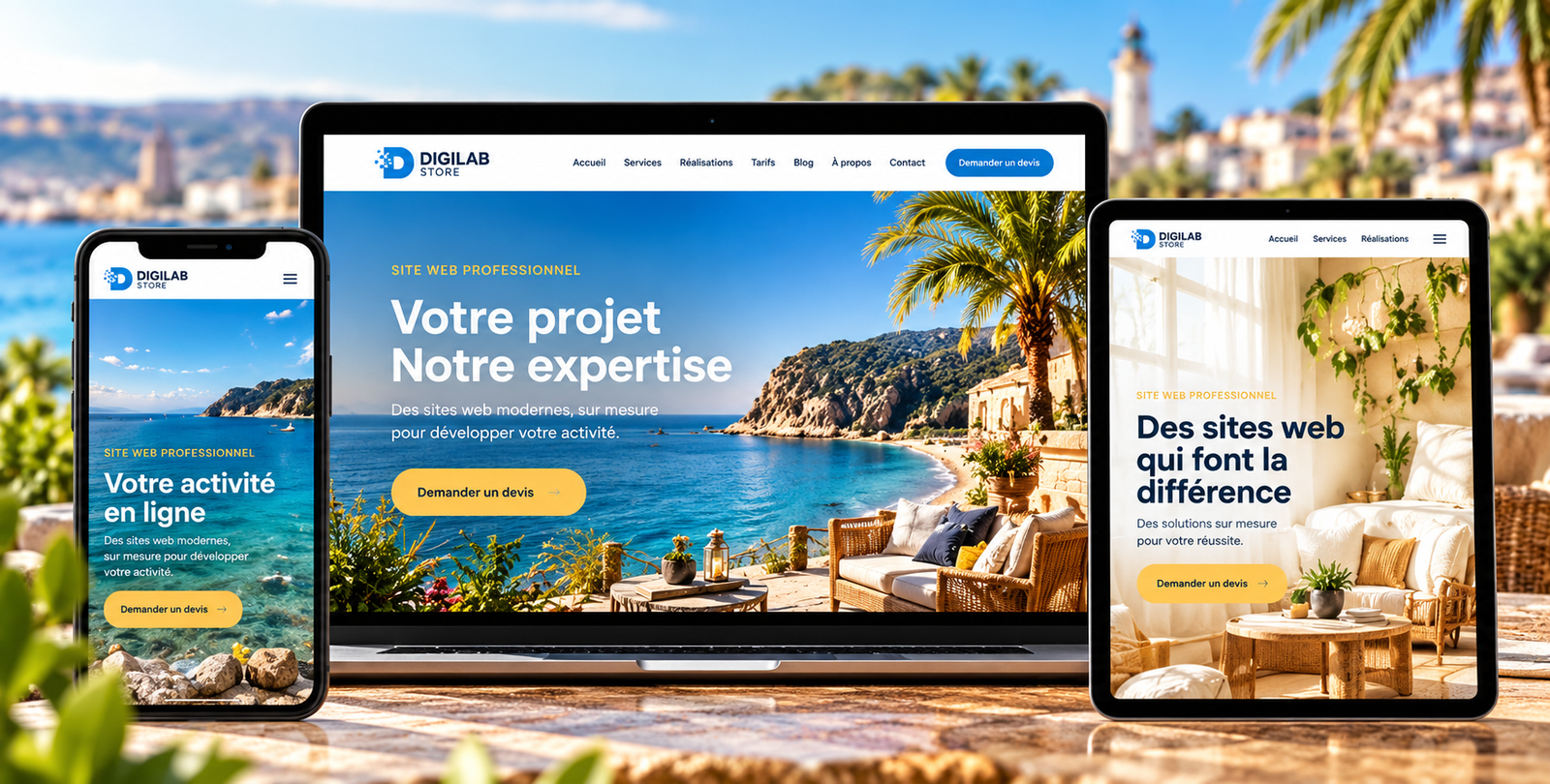 Exemples de sites web Digilab Store